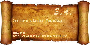 Silberstein Amadea névjegykártya